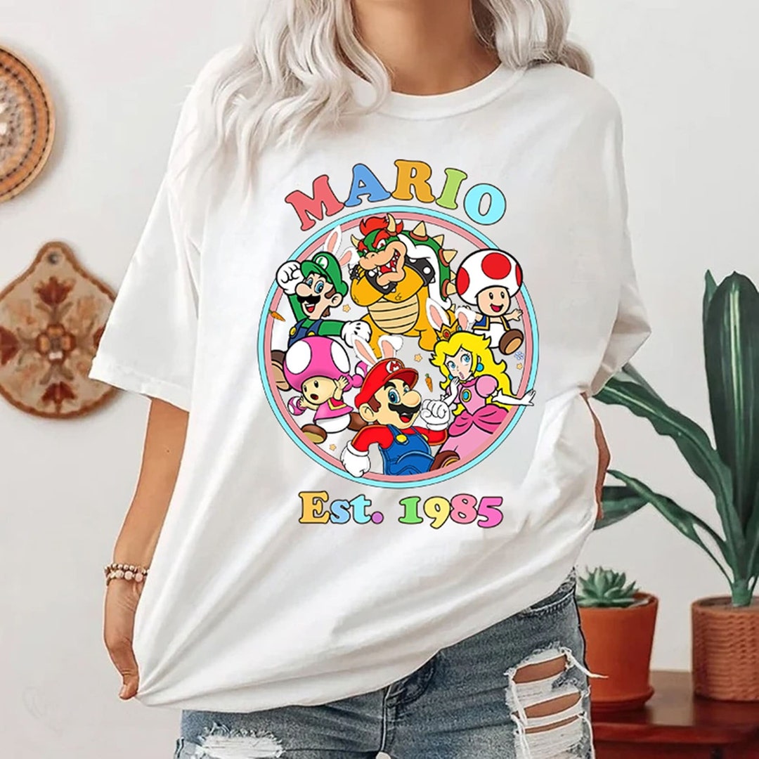 Super Mario 1985 Shirt Super Mario Shirt Mario Bros Shirt - Etsy