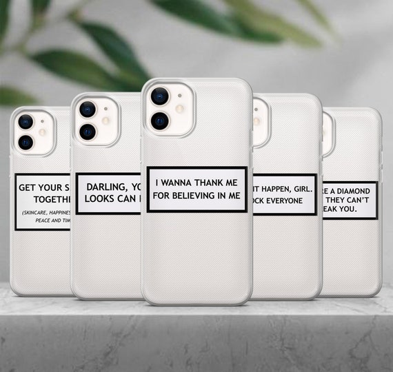 Aesthetic Quotes Phone Case Funny Sarcasm Text Cover for - Etsy Aesthetic Quotes Phone Case Funny Sarcasm Text Cover for - Etsy