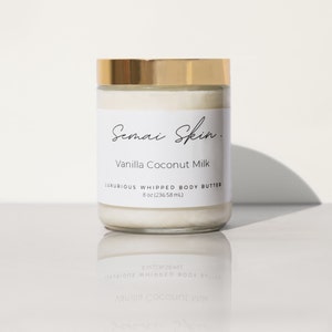 Vanilla Coconut Milk Whipped Body Butter