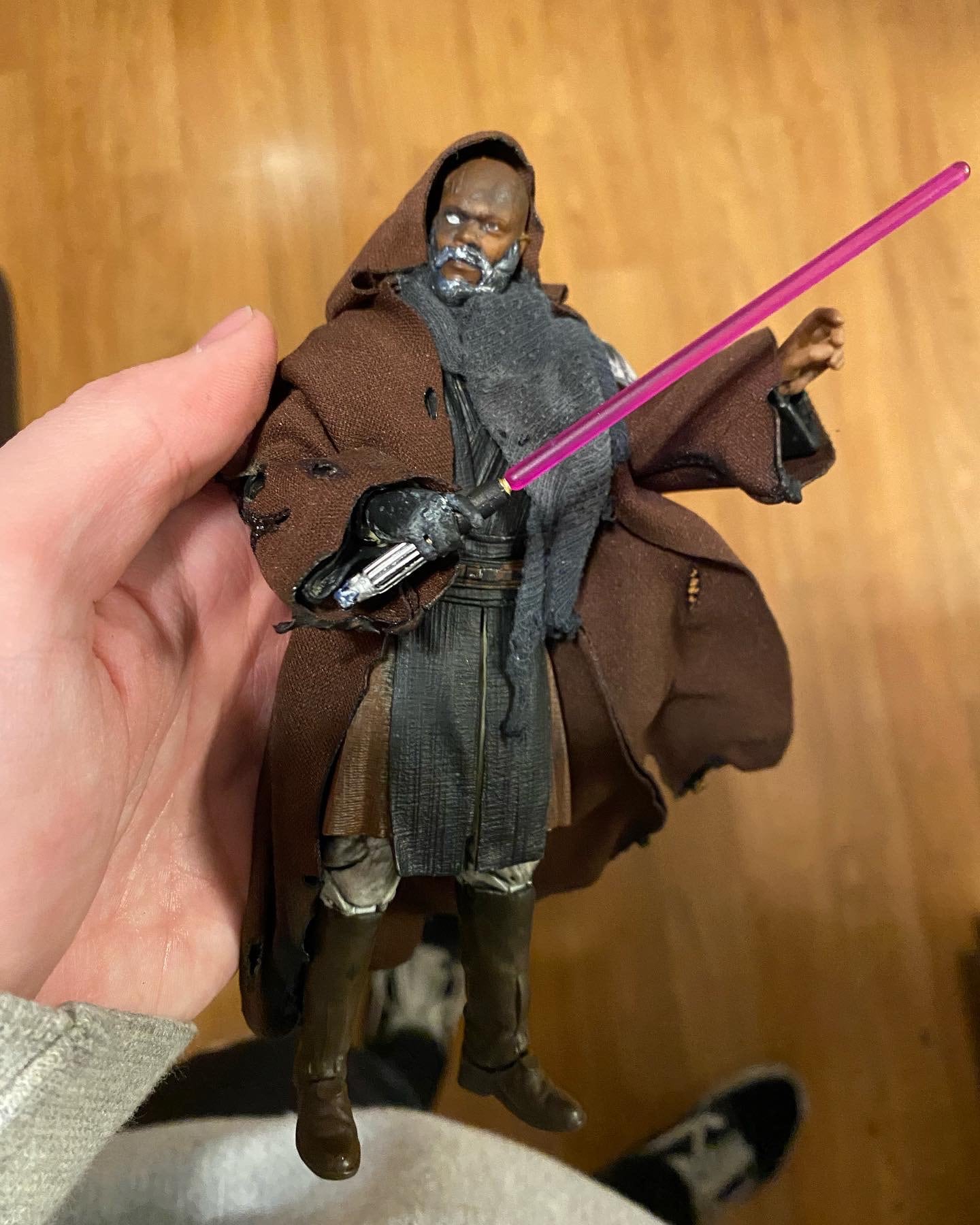 Star Wars The Black Series CUSTOM Mythos Mace Windu