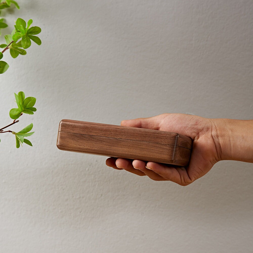 Hansimon Solid Wood Glasses Case Classic Eyeglasses Box Retro Etsy UK