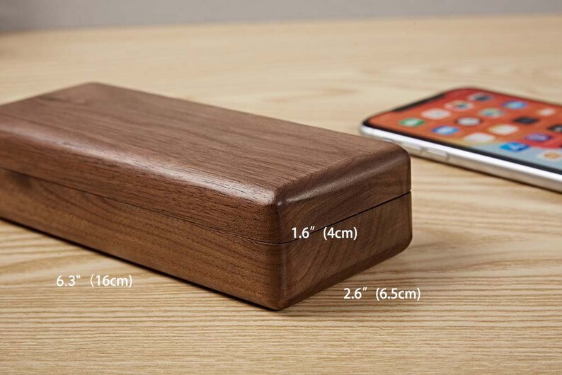 Hansimon Solid Wood Glasses Case Classic Eyeglasses Box Retro Etsy UK
