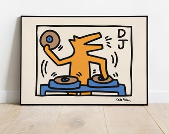 Keith Haring Animals - Etsy Singapore Keith Haring Animals - Etsy Singapore
