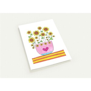 Girasoli con amore - Confezione da 10 biglietti d'auguri