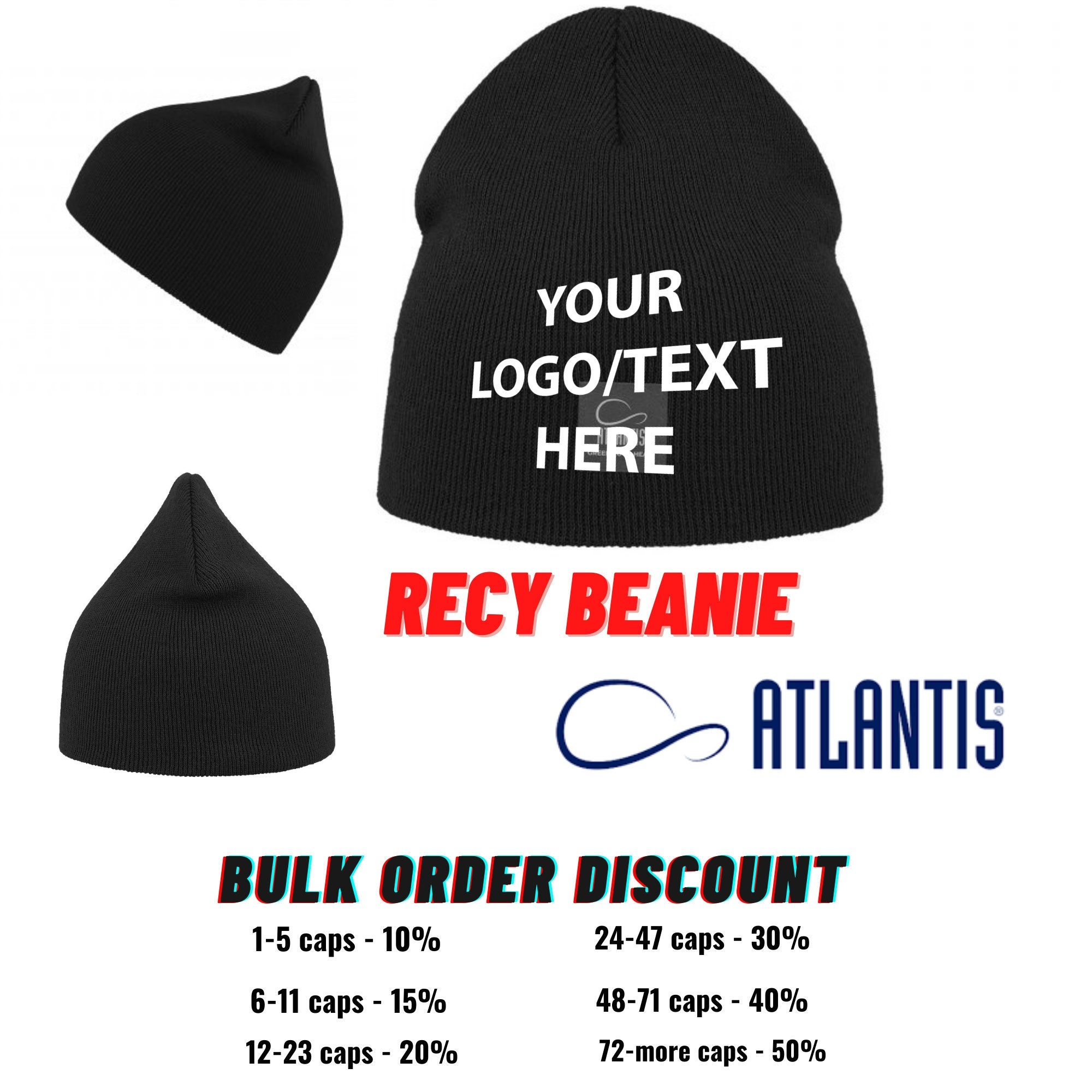 Custom Beanies Atlantis Recy Beanie 