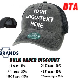 Custom Embroidered Legacy Trucker Hat: Personalized Logo or Text