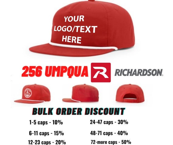 Custom Embroidery Caps 256 Richardson 