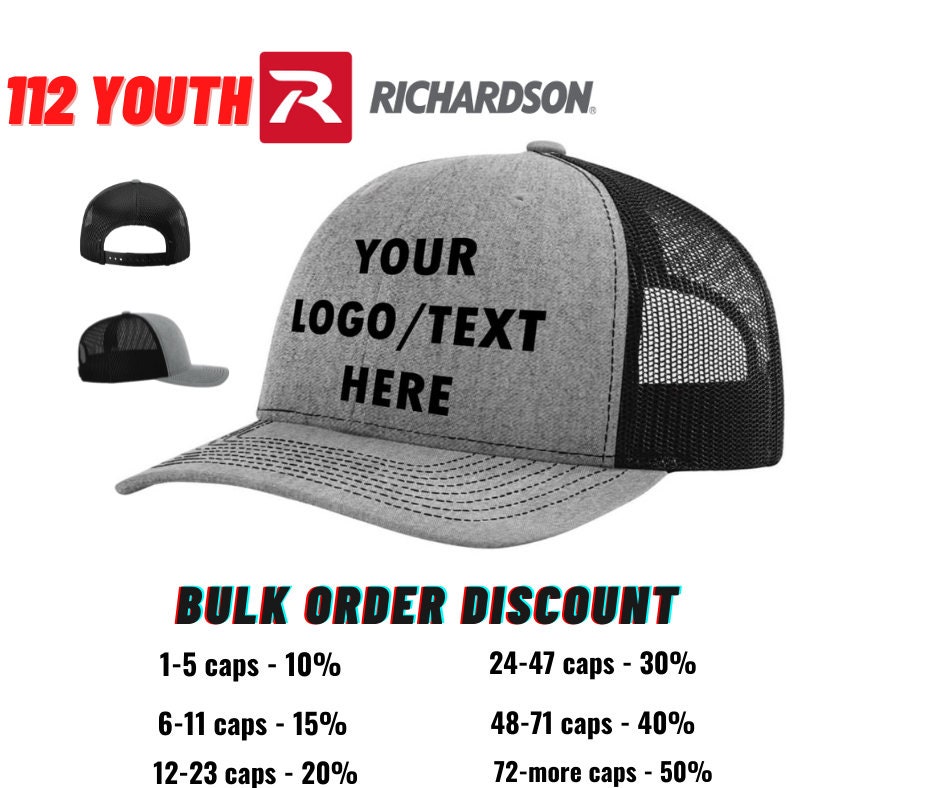 Custom Embroidery Youth Trucker Cap 112 