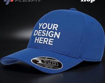 Custom Embroidered Flexfit 110P Hat: Personalized Cap