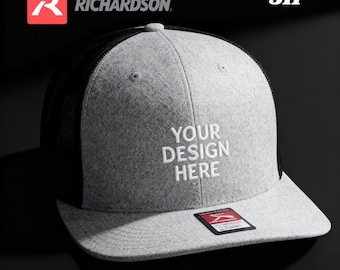 Custom Embroidered Richardson 511 Trucker Hat: Your Logo or Text