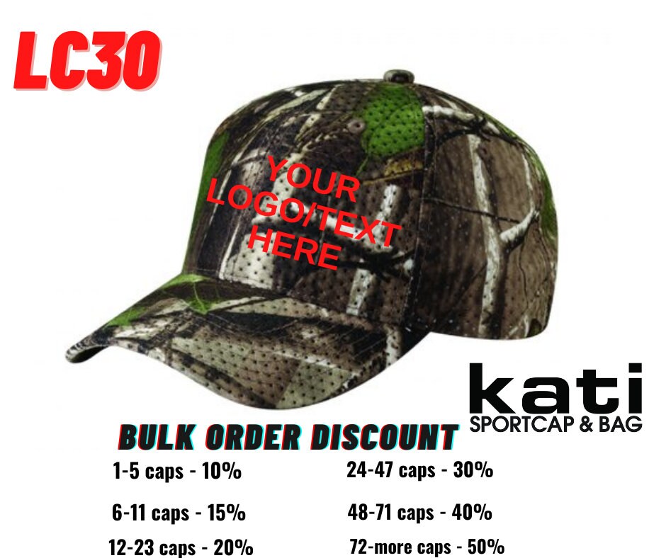 Custom Embroidery Hats LC30 Kati 