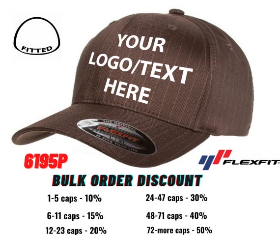 Pinstripe Cap Flexfit Caps Custom 