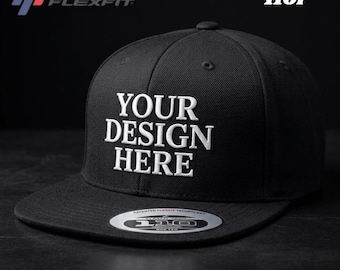 Custom Flexfit Snapback Cap: Wool Blend Sport Hat