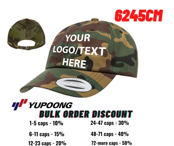 Embroidered Dad Hats 6245CM YP Classics 
