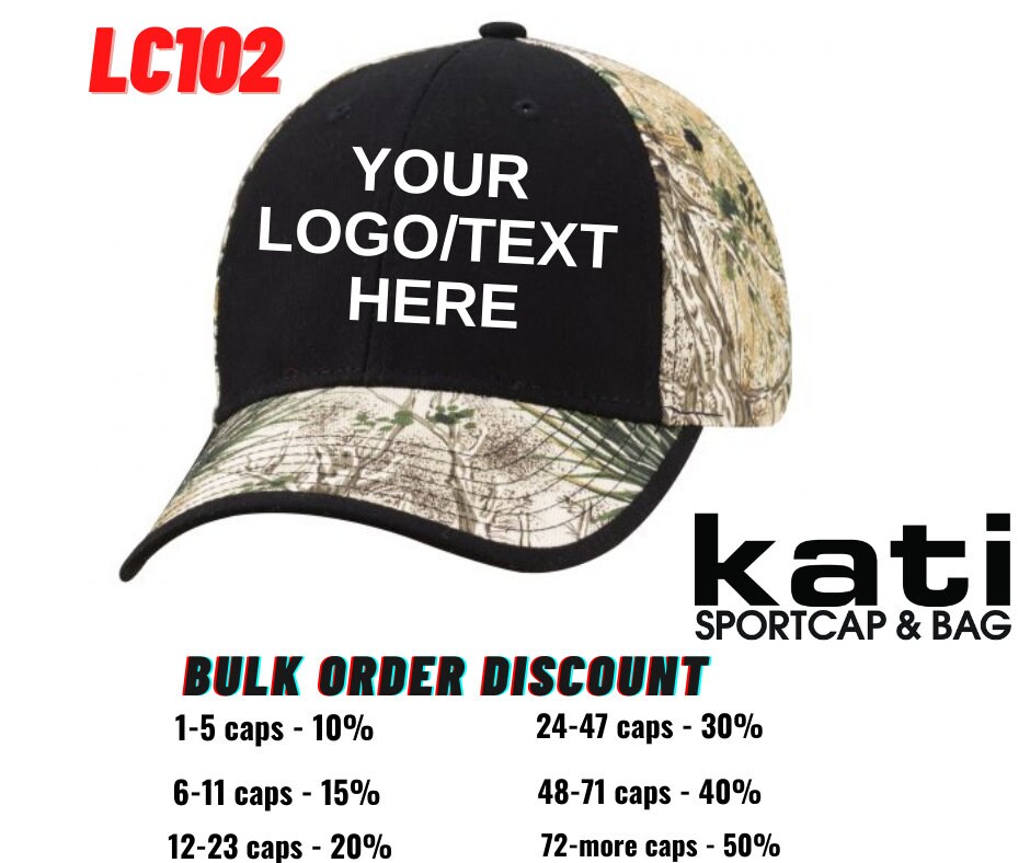 LC102 Solid Front Camouflage Cap Kati