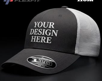 Custom Embroidered Flexfit 110M Mesh Back Hat