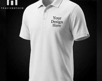 Performance Polo Shirt UV Protection Moisture Wicking Snag Resistant Polyester