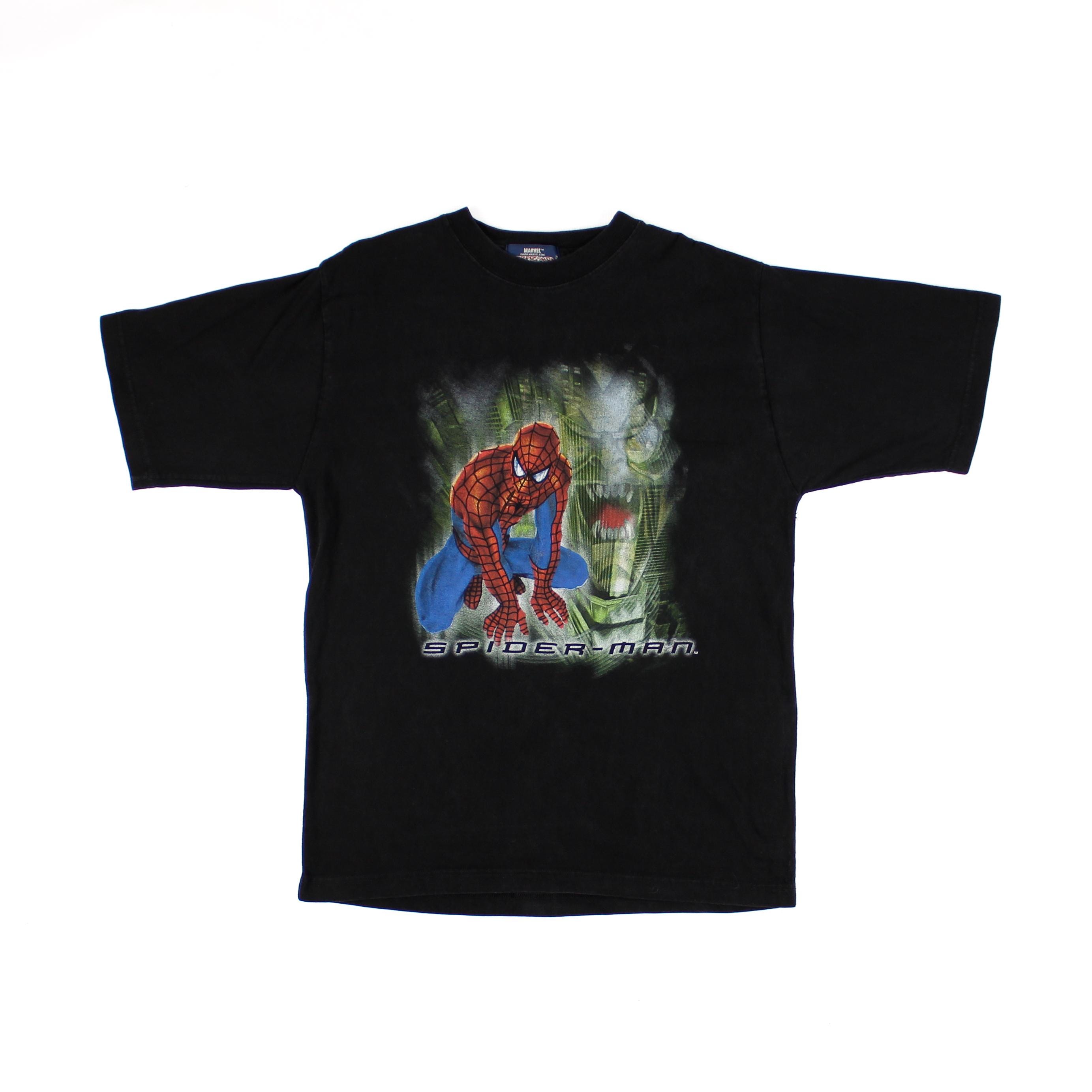 Rare Vintage 2002 Spider-man T-shirt Green Goblin Marvel Comics