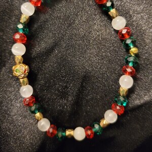 Elastic crystal bracelet