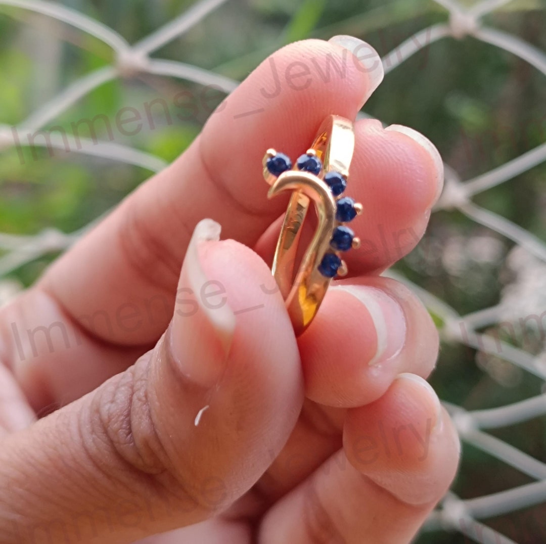 Sapphire Ring Guard, Ring Enhancer, Ring Wraps, Minimalist Dainty Ring