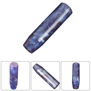 thumbnail image 2 of JDM Pearl White Long Stick Shift Knob – Universal M8 M10 M12, Acrylic, 5.9in Tall, Includes Screws 2 of 2