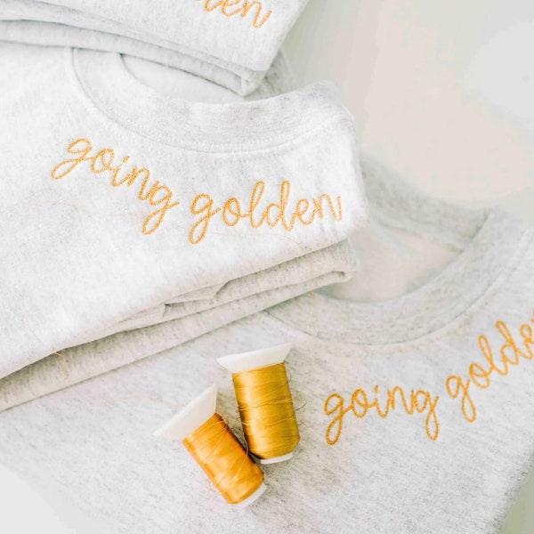 Stitched Collar Sweatshirt | Mama Sweatshirt  | Grammy Sweatshirt | New Mom Gift | Aesthetic Mom Gift