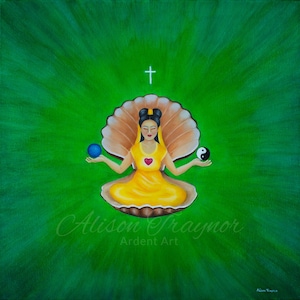 The Unadulterated Heart of Guan Yin Art Print