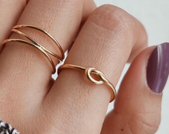 Bague En Argent 950/1000 - Nœud D'amour Boulonnaise - Occasion