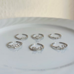 Zodiac ring 925 silver, constellation ring constellation astrology Aries Scorpio Taurus Gemini Leo Virgo Scorpio image 9