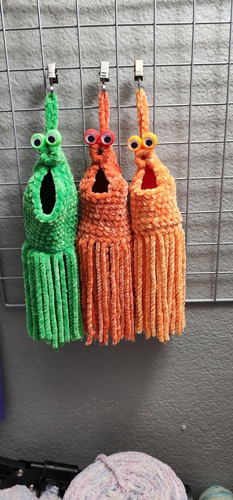 Made to Order Seasame Street Inspired Yip Yip Martian Dangle Friends image 1