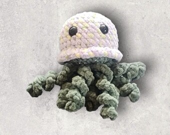 Crochet Jellyfish Amigurumi - Whimsical and Soft Stuffed Animal - Handmade with Love