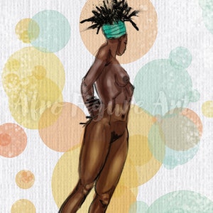 Black Woman looking away
