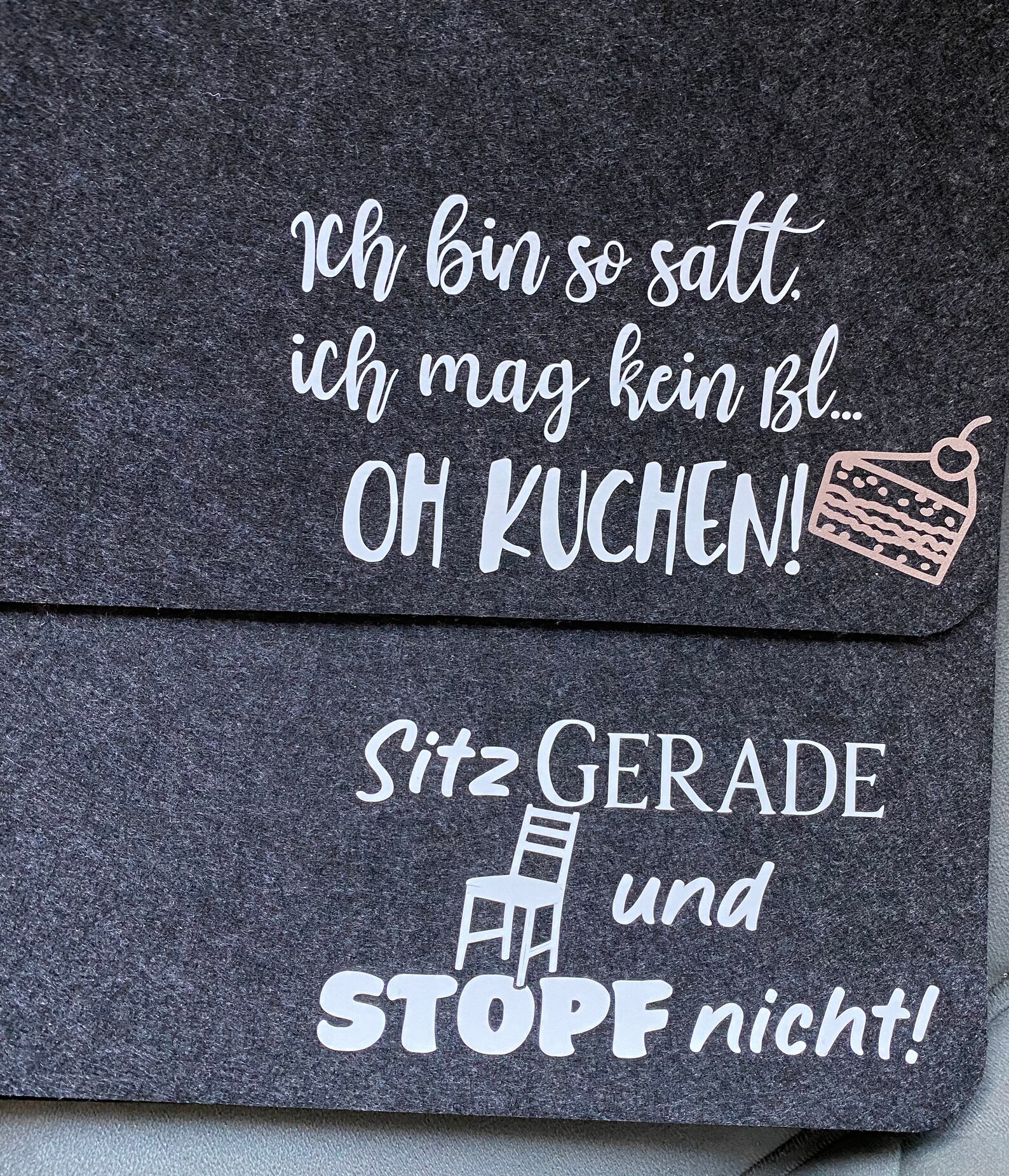 Personalisierte Platzsets mit Spruch oder Namen Tischsets Etsy