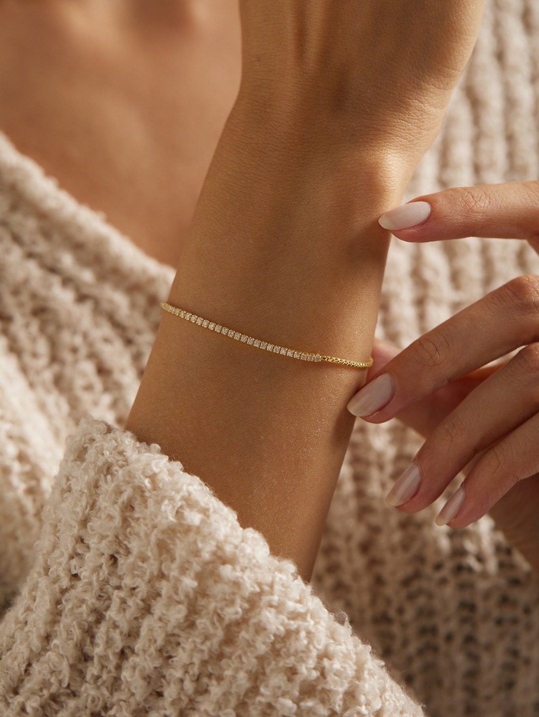 JEWELS BY LEONARDO Tennisarmband Cremona Aus Edelstahl – Mit Klaren Zirkonia-Steinen, 18,5 Cm, Silberfarben, Klickverschluss