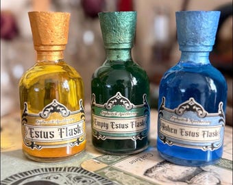 Estus Flasks Dark Souls Inspired: Handmade Color Changing Witchy Apothecary and Home Decor