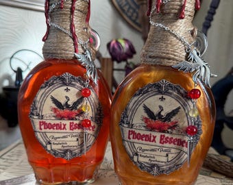 Phoenix Essence Potion: Color Changing Harry Potter Inspired Apothecary Bottle