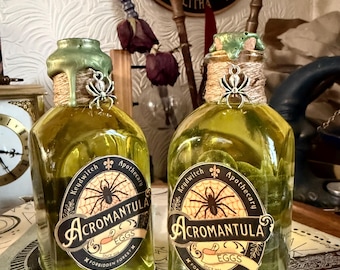 Acromantula Eggs Potion Bottle: Handmade Color Changing Witchy Apothecary Fantasy Decor