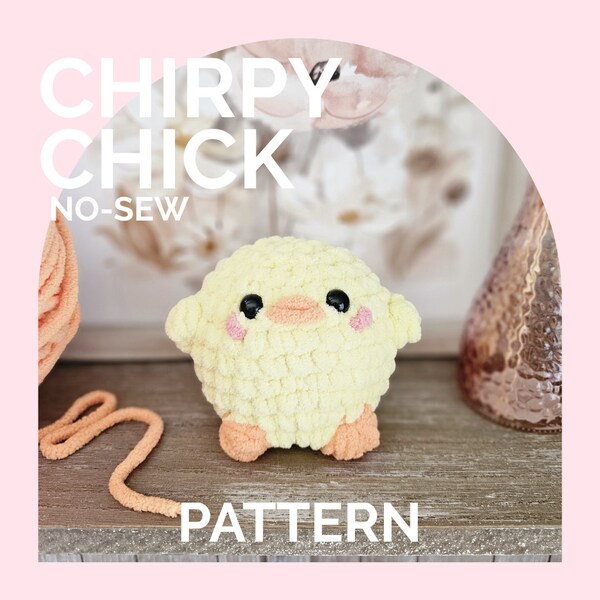 Chicken | CROCHET PATTERN | No Sew | Instant Download PDF | Chirpy Chick