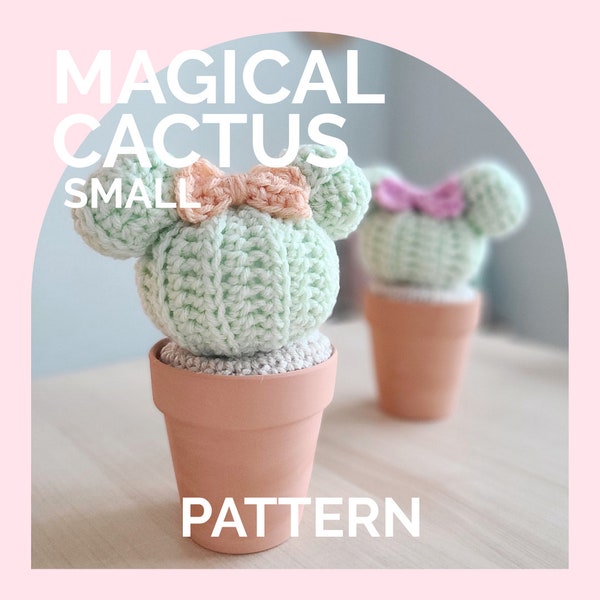Mini Cactus | CROCHET PATTERN | Instant Download PDF | Mini Magical Cactus