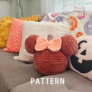 Pillow: CROCHET PATTERN, Low Sew Crochet Pillow, Amigurumi Crochet Plushie, Magical Plush Pillow, Instant download, PDF