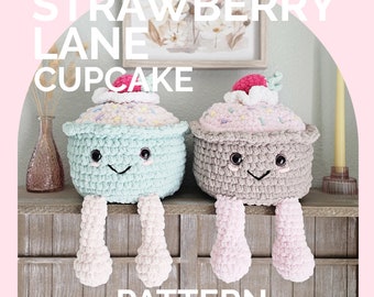 Cupcake | CROCHET PATTERN | Instant Download PDF | Straw Berry Lane