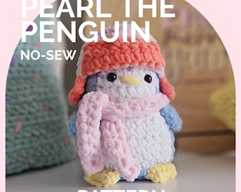 Penguin | CROCHET PATTERN | No Sew | Instant Download PDF | Pearl the Penguin