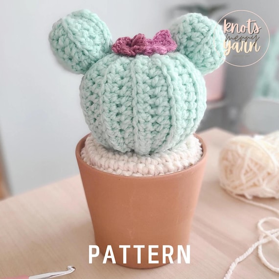 Cactus Hkelanleitung, Groer zauberhafter Kaktus, PDF Download,  KnotsMerryYarn - Etsy.de