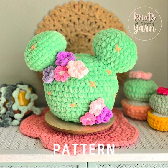 Kissen Kaktus Hkelmuster, zauberhaftes Plschkissen, niedrig nhen,  Amigurumi, PDF Download, KnotsMerryYarn - Etsy.de