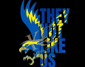 Adler ""They not like us"" png (digitaler Download)"