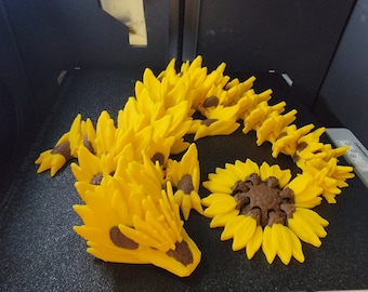 Sonnenblumen Drache