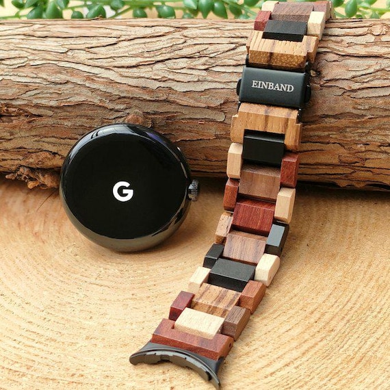 Wooden Band EINBAND Google Pixel Watch Natural Wood Band Wooden