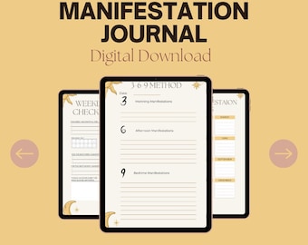 NEW Daily/Weekly/Monthly Digital Manifestation Journal