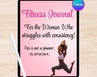 Planificador semanal de ejercicios para mujeres / Entrenamientos en casa y en cinta de correr (PDF imprimible)