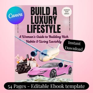 Luxury Lifestyle Guide | E-book for Women | Manifestation, Money, Branding + Boss Babe Business Planner PDF image 1